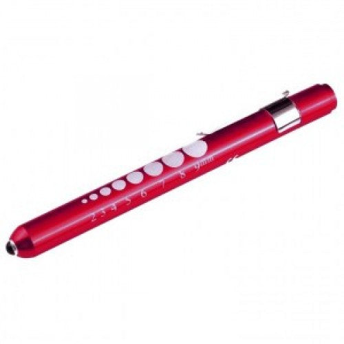 Aluminum LED Penlight with Pupil Gauge