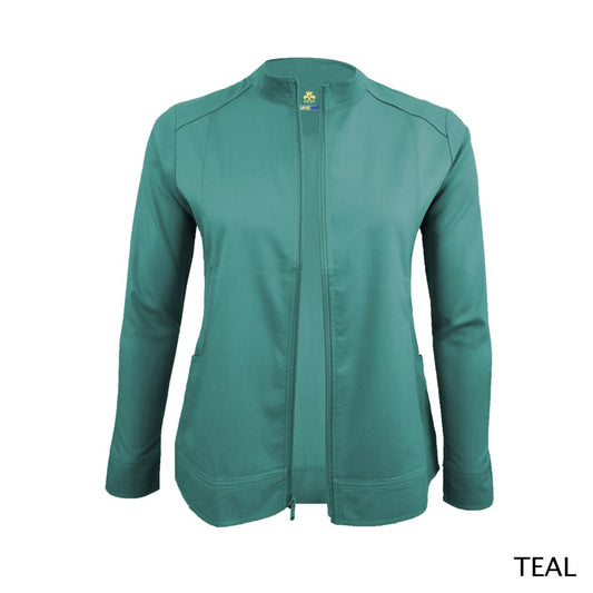 WOMEN’S ULTRA SOFT STRETCH SCRUB JACKET